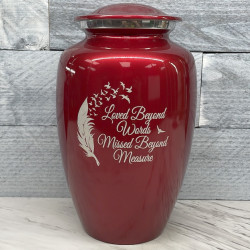 Customer Gallery - Loved Beyond Words Cremation Urn - Ruby Red