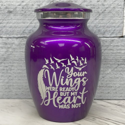 Customer Gallery - Going Home Sharing Urn - Purple Luster