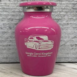 Customer Gallery - Classic Car Keepsake Urn - Rose Pink