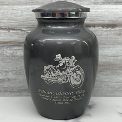 Customer Gallery - Motorcycle II Sharing Urn - Gunmetal Gray