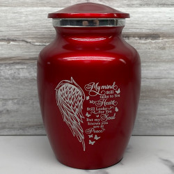 Customer Gallery - At Peace Sharing Urn - Ruby Red