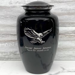 Customer Gallery - Eagle Cremation Urn - Jet Black