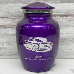 Customer Gallery - Classic Car Sharing Urn - Purple Luster
