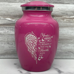 Customer Gallery - Your Wings Were Ready Sharing Urn - Rose Pink