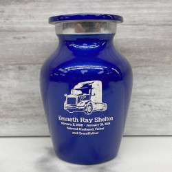 Customer Gallery - Semi Truck II Keepsake Urn - Midnight Blue