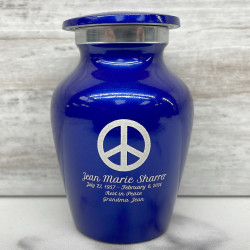 Customer Gallery - Peace Keepsake Urn - Midnight Blue