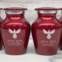 Customer Gallery - Phoenix Keepsake Urn - Ruby Red