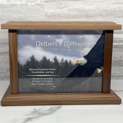 Customer Gallery - Eagle Cremation Urn - Prestige Walnut