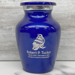 Customer Gallery - Sailing Ship Keepsake Urn - Midnight Blue