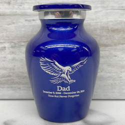 Customer Gallery - Eagle Keepsake Urn - Midnight Blue