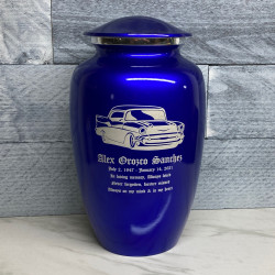 Customer Gallery - Classic Car Cremation Urn - Midnight Blue