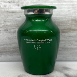 Customer Gallery - Shamrock Green Keepsake Urn