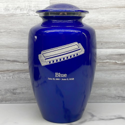 Customer Gallery - Harmonica Cremation Urn - Midnight Blue