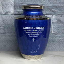Customer Gallery - Royal Blue Cremation Urn