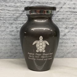 Customer Gallery - Sea Turtle Keepsake Urn - Gunmetal Gray