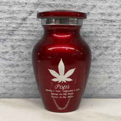 Customer Gallery - Marijuana Keepsake Urn - Ruby Red