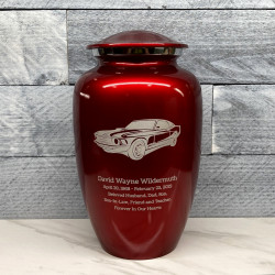 Customer Gallery - Muscle Car Cremation Urn - Ruby Red