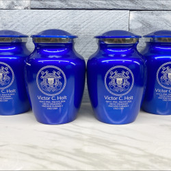 Customer Gallery - Coast Guard Sharing Urn - Midnight Blue