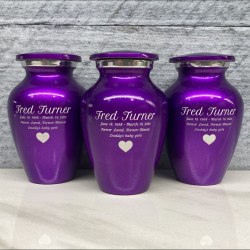 Customer Gallery - Purple Luster Keepsake Urn