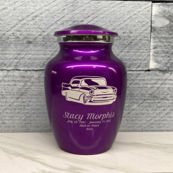 Customer Gallery - Classic Car Sharing Urn - Purple Luster