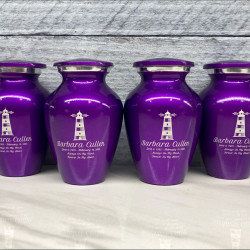 Customer Gallery - Lighthouse Keepsake Urn - Purple Luster
