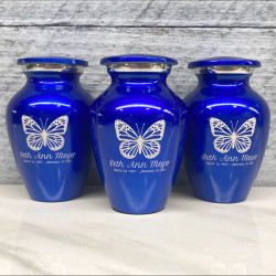 Customer Gallery - Butterfly Keepsake Urn - Midnight Blue