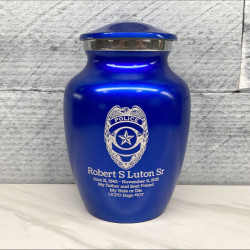 Customer Gallery - Police Sharing Urn - Midnight Blue