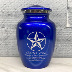 Customer Gallery - Texas Star Sharing Urn - Midnight Blue