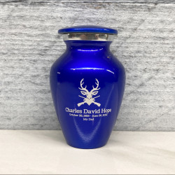 Customer Gallery - Deer Hunter Keepsake Urn - Midnight Blue